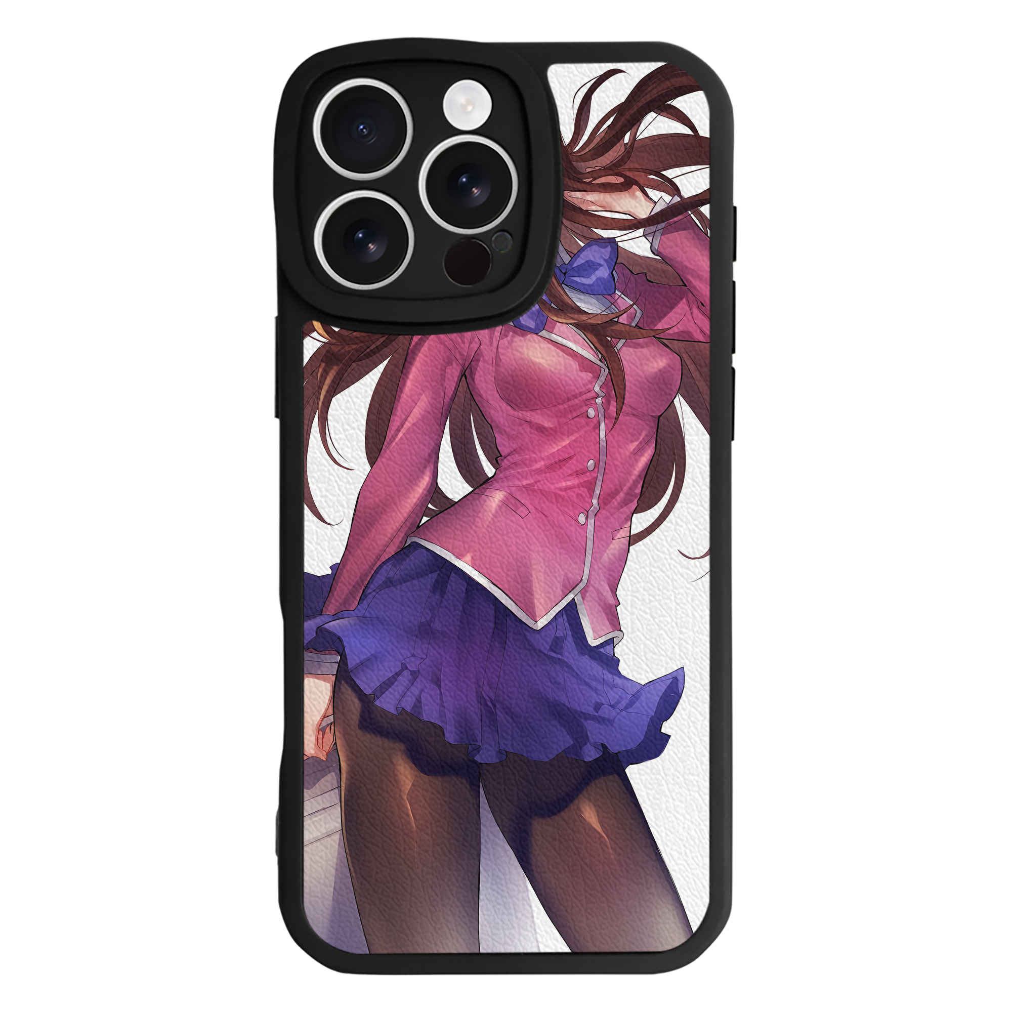 （画像用） 遊☆戯☆王 Yu-Gi-Oh! 【iPhone 16シリーズ対応】シリコンスマホケース（レザー調） 材質：シリコン